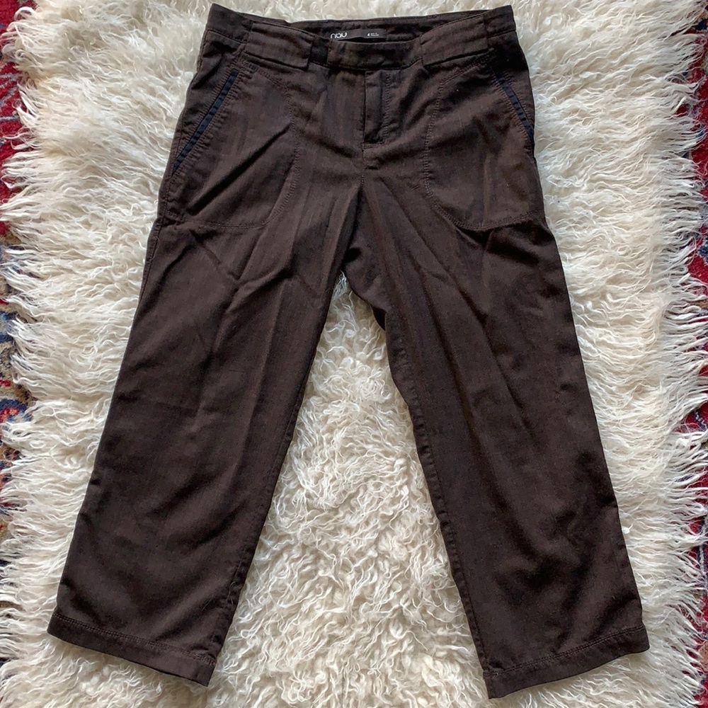 Nau Brown Wool Capri Pants
